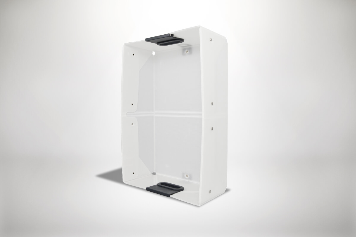 Weiße Quickboxx Faltbox Klappbox Transportbox Tragebox